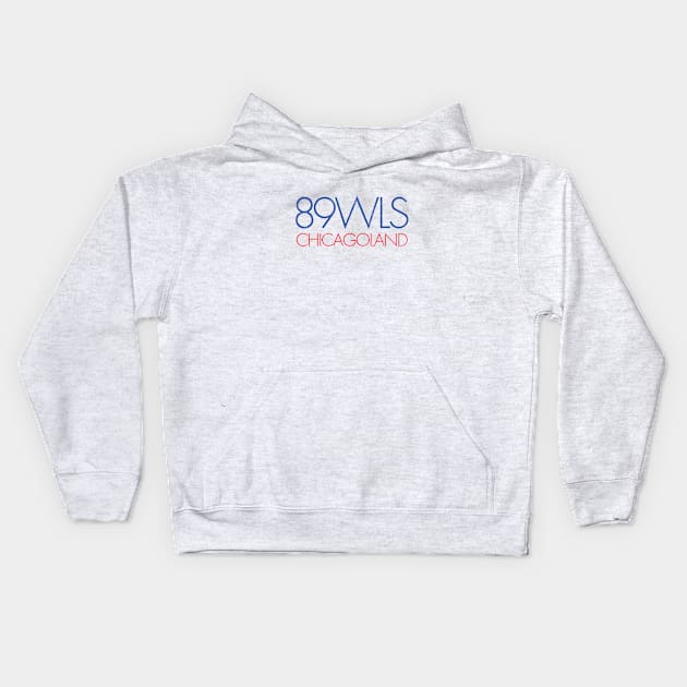 Chicagoland's Radio Station - Distressed Kids Hoodie by KevShults